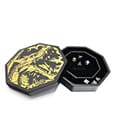 CritStones Arena Dice Tray Black Dragon (Yellow Lid)