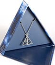 Harry Potter: Deathly Hallows spinning Necklace Gift Set (Silver Tone)