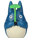 My Neighbor Totoro Round Bottomed Figurine Mid Totoro with leaf 6 cm