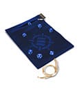 Enhance Tabletop Roll on a Scroll Bag with Dice Blue