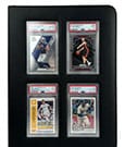 Evoretro Premium Card Slab Binder with Window Black