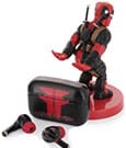 Marvel Holdems Mini Holder & Wireless Headphones Deadpool with TWS Buds Pro 10 cm