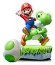Super Mario Statue Mario & Yoshi 48 cm