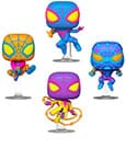 Marvel POP! TV Vinyl Figure 4-Pack Miles Morales (BLKLT) 9 cm