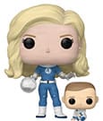 The Fantastic Four: First Steps POP! & Buddy Marvel Vinyl Figure Invisible Woman & Franklin 9 cm