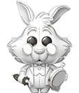 Disney POP! Vinyl Figure Sketched- White Rabbit 9 cm