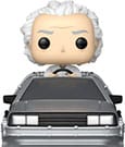 Back to the Future POP! Rides Deluxe Vinyl Doc w/Time Machine 9 cm