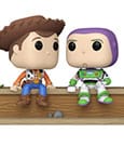 Toy Story POP Moment Vinyl Figures Woody and Buzz (30th Anniversary) 9 cm