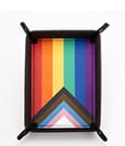 FanRoll Folding Dice Tray Pride Rainbow Flag