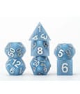 FanRoll Sharp Edge Silicone Dice Set Volcanic Soot (7)