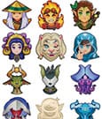 Magic: The Gathering World Pin Badge Mystery Pin Badge Display (12)