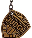 2000 AD Keychain Judge Dredd Badge Limited Edition