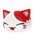 Nemuneko Cat Sweet Big Plush Figure Red 35 cm