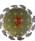 Doom The Dark Ages Pillow Shield Saw