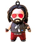Cyberpunk 2077 Vinyl Keychain Johnny Silverhand