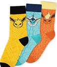 Pokémon Socks 3-Pack Eevee Evolution 43-46