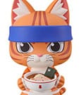 Red Cat Ramen Nendoroid Action Figure Bunzo 10 cm