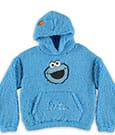 Sesame Street Teddy Hooded Sweater Cookie Monster Size L