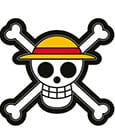 One Piece Pillow Jolly Roger 33 cm