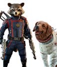 Guardians of the Galaxy Vol. 3 Movie Masterpiece Action Figuren 1/6 Rocket & Cosmo 16 cm
