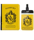 Harry Potter Passport Case & Luggage Tag Set Hufflepuff