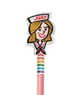 Stranger Things Pencil with Eraser Scoops Ahoy Robin