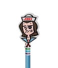 Stranger Things Pencil with Eraser Scoops Ahoy Steve