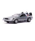 Back to the Future II Hollywood Rides Diecast Model 1/24 DeLorean Time Machine
