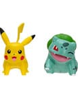 Pokémon Battle Figure First Partner Set Figure 2-Pack Bulbasaur #2, Pikachu #1