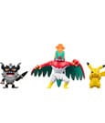 Pokémon Battle Figure Set 3-Pack Pikachu #8, Perrserker, Hawlucha 5 cm