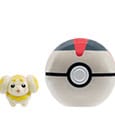 Pokémon Clip'n'Go Poké Balls Fidough & Timer Ball