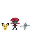 Pokémon First Partner Battle Figure Set Figure 3-Pack Pichu, Machop, & Weavile