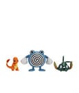 Pokémon First Partner Battle Figure Set Figure 3-Pack Charmander, Trubbish & Poliwhirl