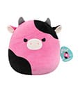Squishmallows Plush Figure Pollyanna the Black and Pink Cow 30 cm