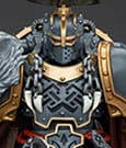 Warhammer The Horus Heresy Action Figure 1/18 Space Wolves Legion Praetor with Power Axe and Combat Shield 12 cm