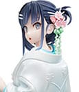 Rascal Does Not Dream of a Bunny Girl Senpai Statue 1/7 Mai Sakurajima White Kimono Ver. 23 cm