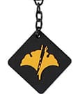 Ghost of Yotei Rubber Keychain Ginko