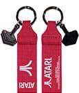 Atari Rubber Keychain Atari