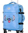 Lilo & Stitch 4-Wheel Cabin Suitcase Stitch Face Blue 55 cm
