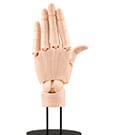 Takahiro Kagami PVC Artist Support Item Hand 1/1 Model/L Pale Orange 21 cm