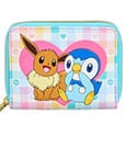 Pokemon by Loungefly Wallet Piplup and Eevee Friends