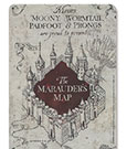 Harry Potter Tin Sign Marauders Map 15 x 21 cm