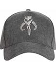 Star Wars The Mandalorian Curved Bill Cap Silver Crest