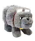 A Minecraft Movie Plush Figure Dennis the Wolf 20 cm