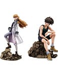 Mobile Suit Gundam Wing Alpha x Omega PVC Statue 1/8 Heero Yuy & Relena Peacecraft Set 30th Anniversary Repaint Ver. 14 cm