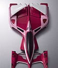 Future GPX Cyber Formula Sin Variable Action Vehicle Experion Z/A-10 Kaga Model 18 cm