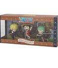 One Piece Freeny's Hidden Dissectables Vinyl Figure Luffy, Zoro and Sanji 10 cm