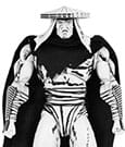 Teenage Mutant Ninja Turtles Action Figure Foot Assassin Black and White 18 cm
