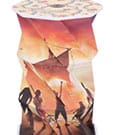One Piece foldable Lamp Straw Hat Crew 15 cm