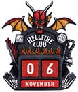 Stranger Things Perpetual Calendar Hellfire Club 15 cm